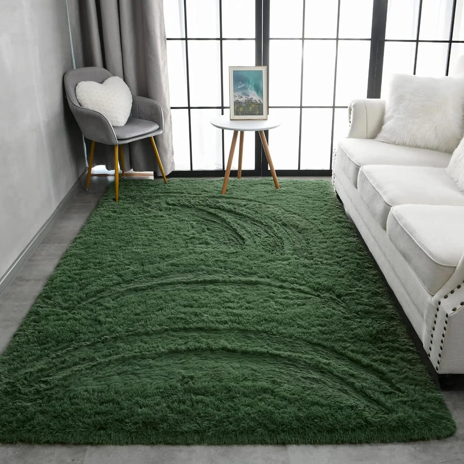 Fluffy Rugs for Bedroom Fuzzy Area Rugs for Living Room Soft Kids Carpet Non Slip Rugs for Hardwood Floors Room Decor