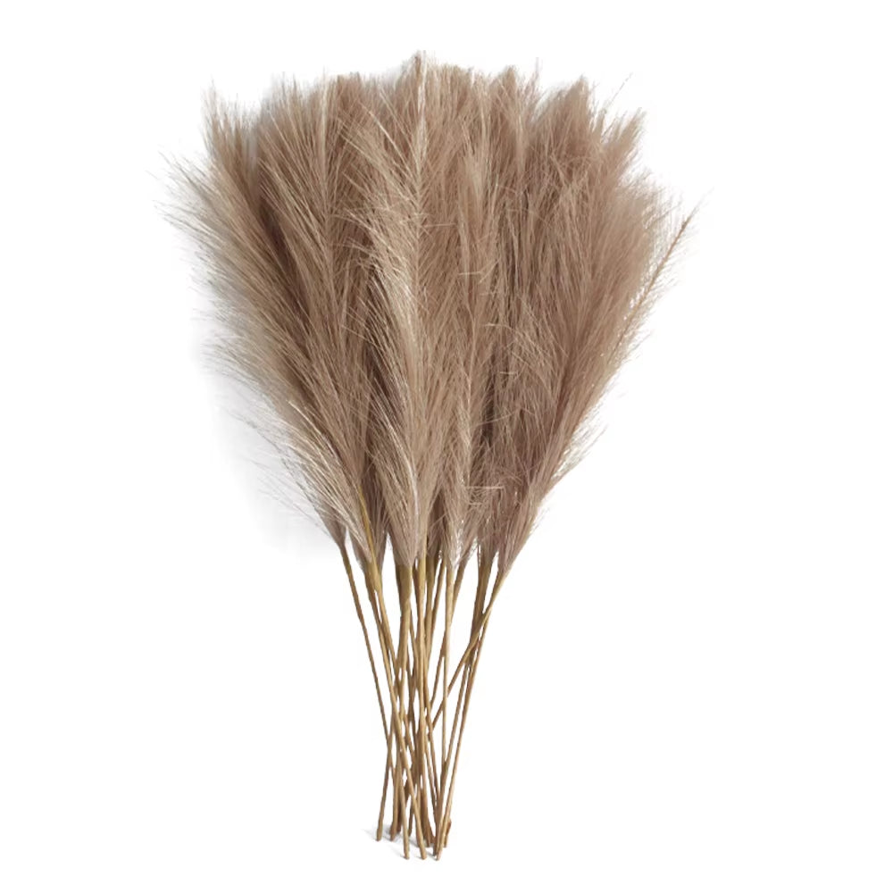 Enhance your decor with 6PCS artificial pampas grass! Perfect for DIY floral arrangements, weddings, or home and Christmas decorations. Elegant and long-lasting for any occasion!