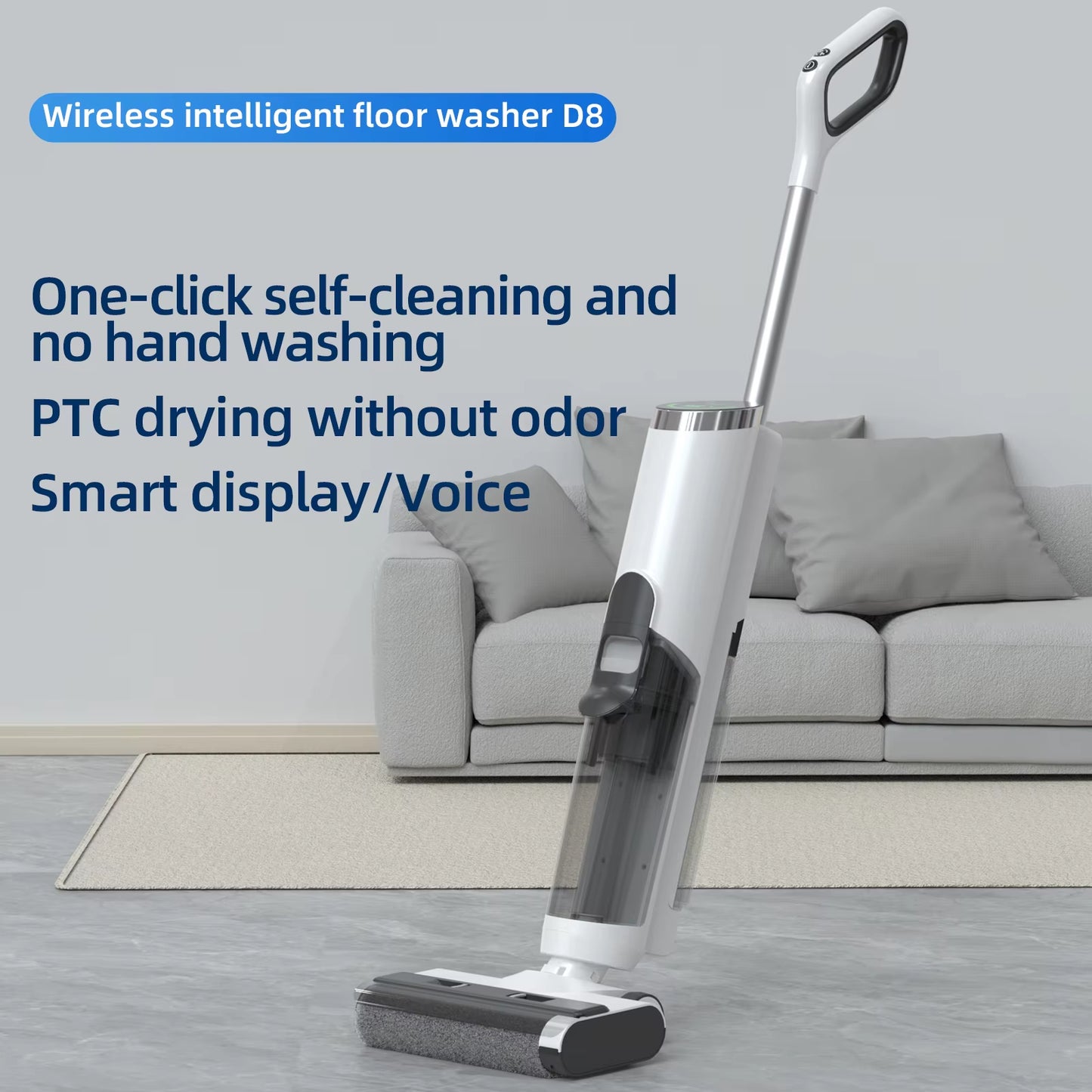 850Ml Water Tank Vacuum Cleaners Floor Care Washing Vacuum Cleaner 4 in 1 Portable Wet and Dry Cordless Vacuum Cleaner