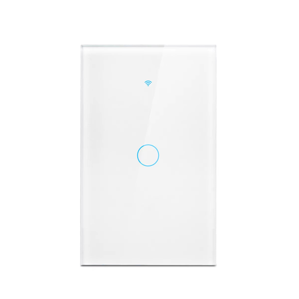 Smart Wifi Touch Switch No Neutral Wire Required Smart Home 1/2/3 Gang Light Switch 100-240V Works with Alexa Hey Google