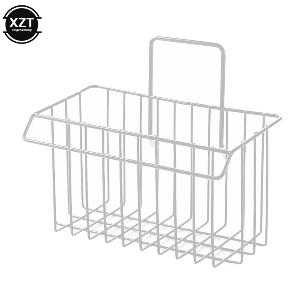 1Pcs Hanging Storage Holder Kitchen Rag Dish Cloth Sponge Shelf Storage Basket Bathroom Towel Drain Rack Kitchen Organizer