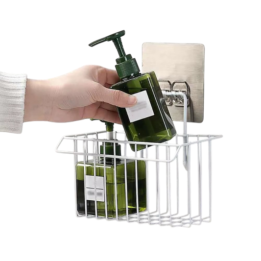 Hanging Storage Holder – perfect for organizing kitchen rags, dishcloths, and sponges. Keep your kitchen and bathroom tidy with this practical shelf basket. A must-have kitchen organizer!