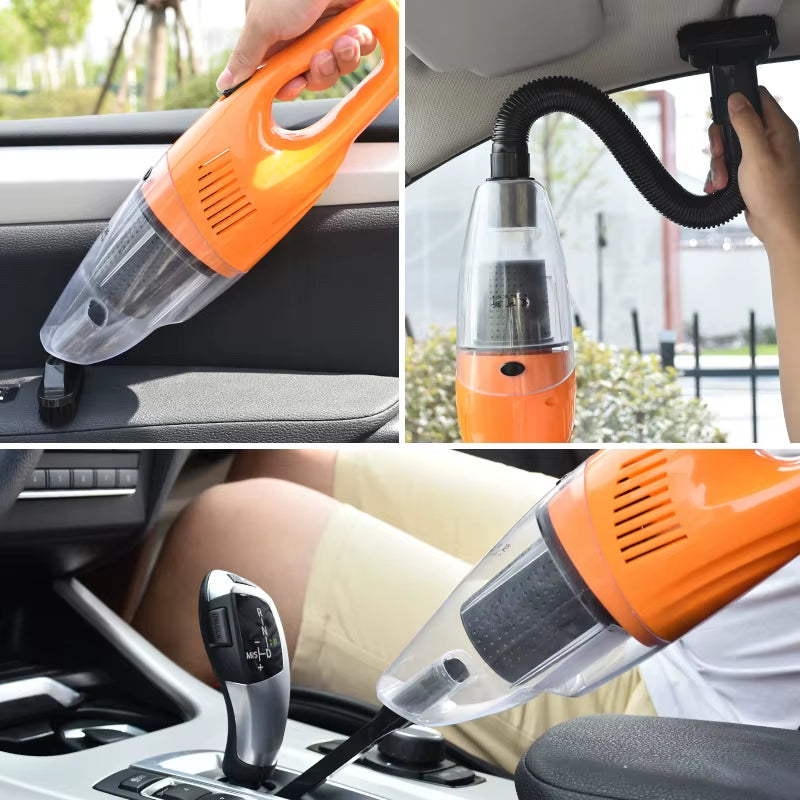 Car Vacuum Cleaner Portable Wet and Dry Dual-Use Vacuum Cleaner Powerful Handheld Mini Vaccum Cleaners High Suction 12V 120W