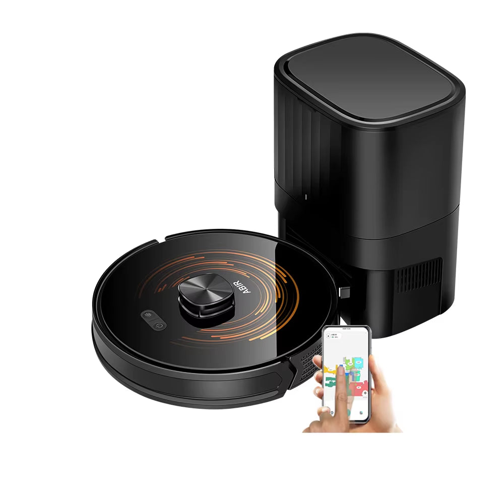 Industrial Vacuum Cleaner Robotic Vacuum and Mop with Self-Empty Base