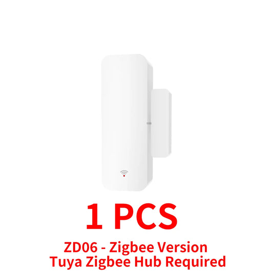 Enhance your security with the Tuya WiFi Zigbee Smart Door Sensor! Easily monitor door and window status with alerts for open/closed detection. Compatible with SmartLife, Google Home, and Alexa for seamless smart home integration!