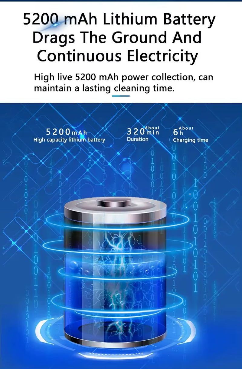 Light Robot Vacuum Cleaner, Pet Hair Carpet Mop, Self Emptying Vacuum&Mop Robot with Advanced Laser Mapping