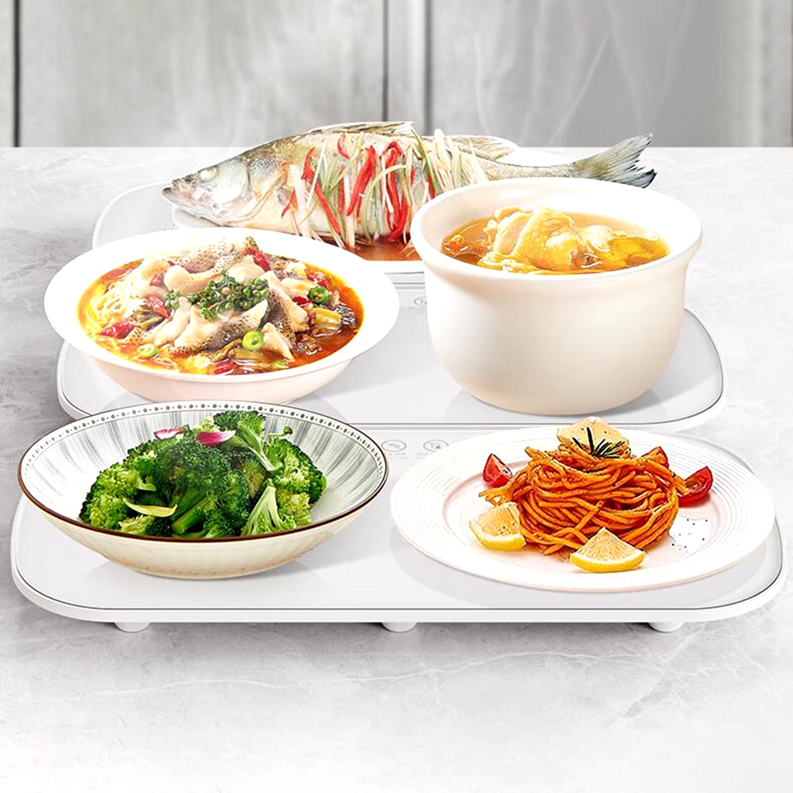 Electric Warming Tray Nice Gift Food Warmer for House Parties Buffets Events