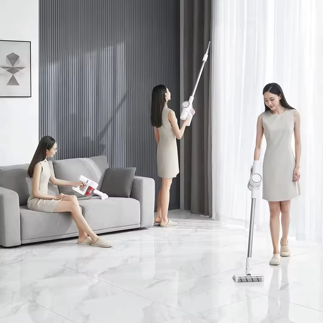 XIAOMI MIJIA Wireless Vacuum Cleaners 2 Sweeping and Mopping Cleaning Tools 150AW Cyclone Suction High-Speed Mite Removal Brush
