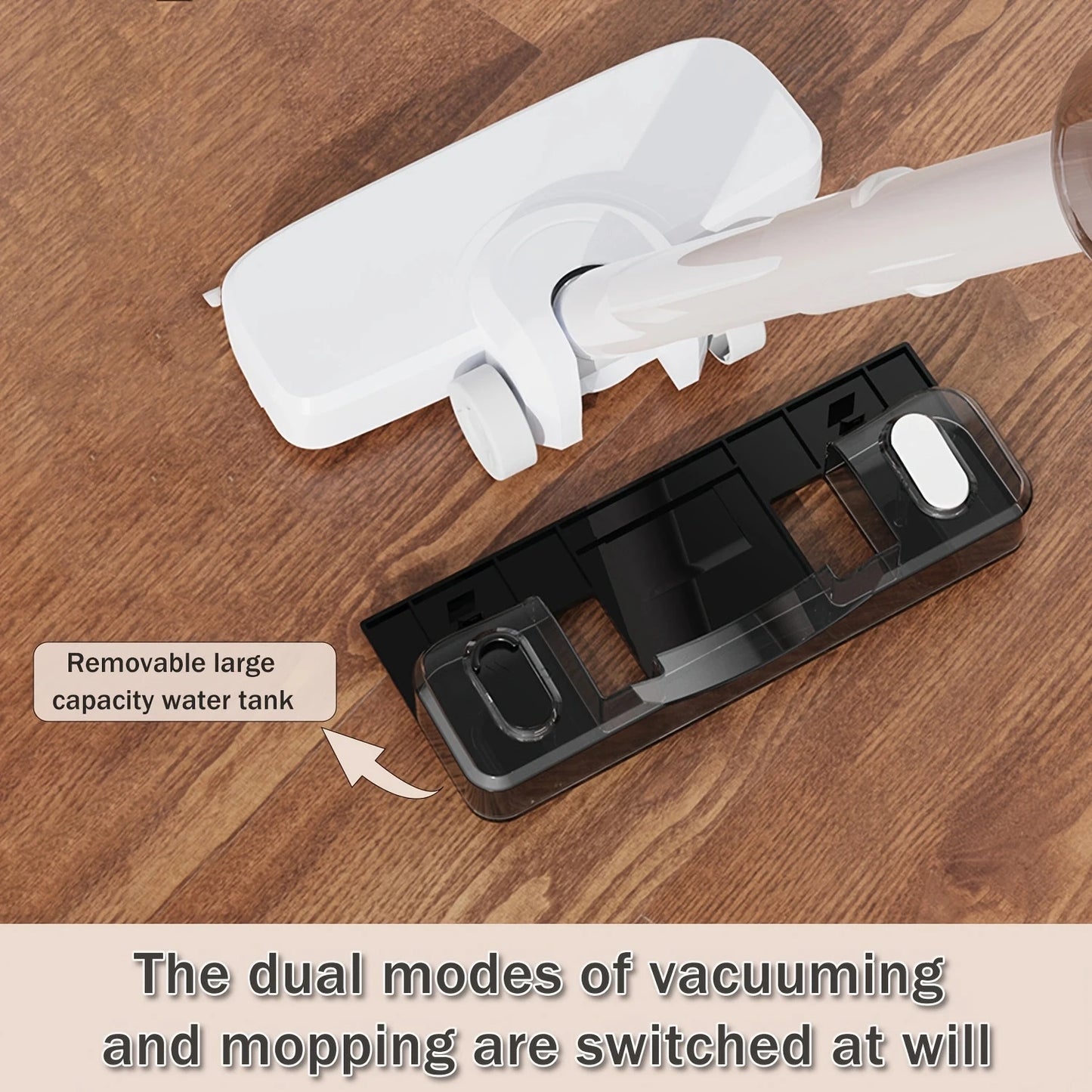 Achieve a spotless home with our Wireless Vacuum & Mopping Combo! Featuring multi-mode cleaning and a 90° rotating brush for deep cleaning, it’s lightweight and easy to maneuver. Revolutionize your cleaning routine today!