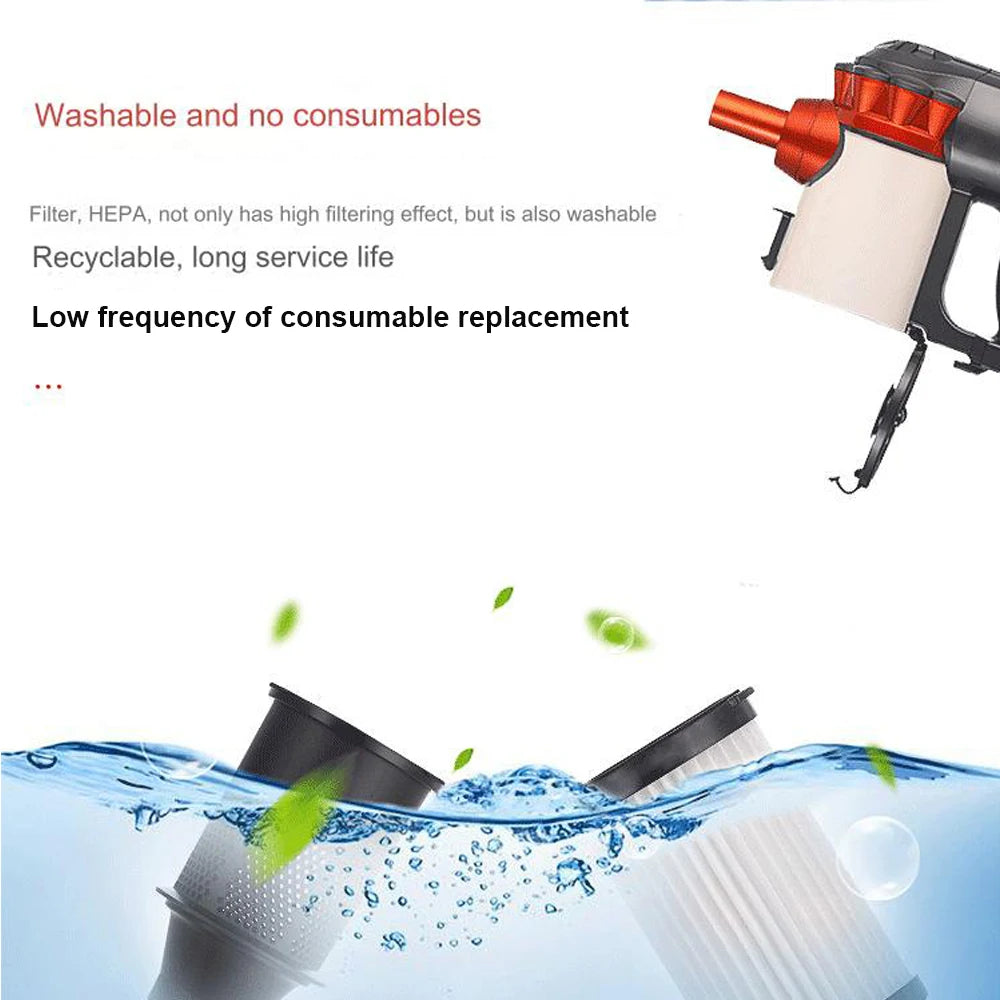 Clean effortlessly with our 600W Powerful Wired Stick Vacuum Cleaner! With 18Kpa suction, a 5-meter cable, and a spacious 1.5L dust box, it's perfect for all surfaces, including curtains and floors. Experience powerful cleaning today!