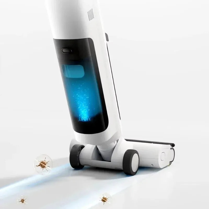 Discover the XIAOMI Cordless Floor Scrubber 4C! This anti-tangle wet & dry vacuum cleaner features an automatic cleaning roller brush, making floor maintenance effortless. Enjoy a spotless home with advanced technology!