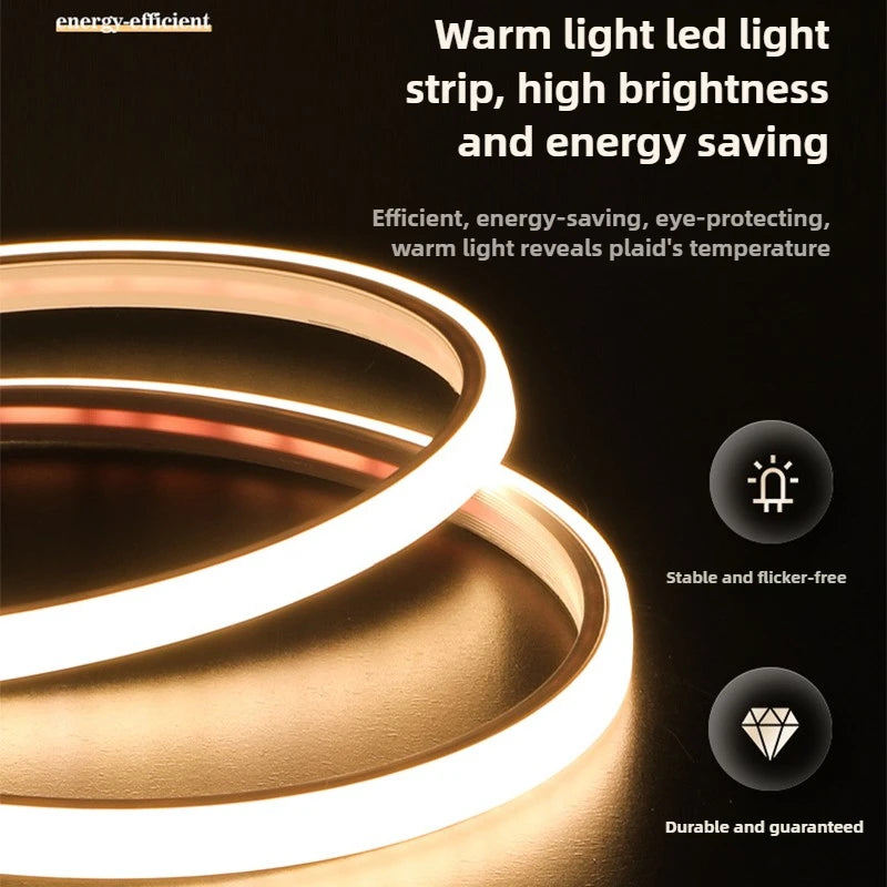 Upgrade your space with the Fashion LED Light Wall Clock! This stylish, luminous, silent quartz clock is perfect for living rooms. Enjoy a hole-free design and modern decor, attracting more buyers!