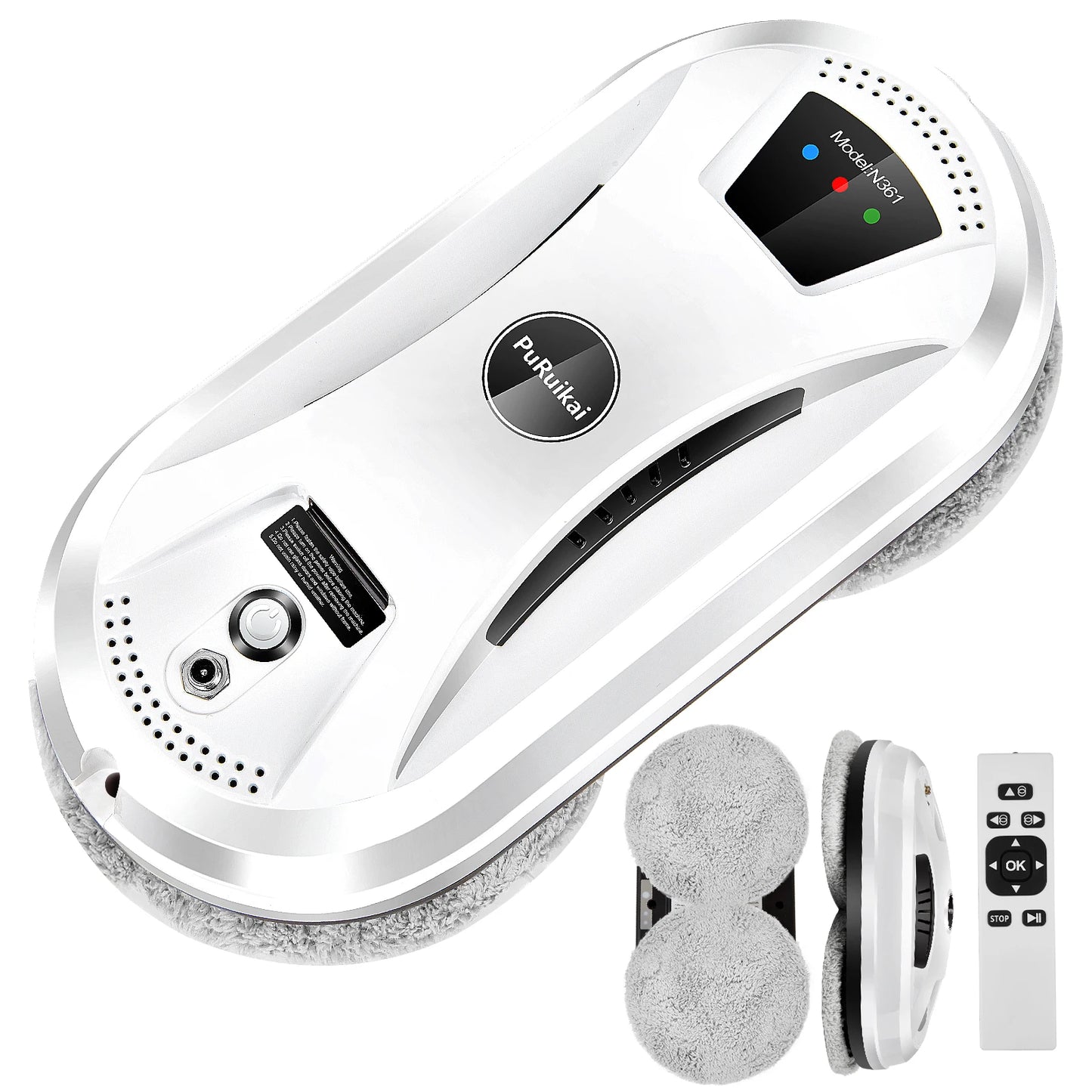 Meet the Puruikai Window Cleaning Robot! This smart vacuum cleaner offers one-key operation for effortless glass and wall cleaning. Enjoy spotless windows without the hassle—order now!
