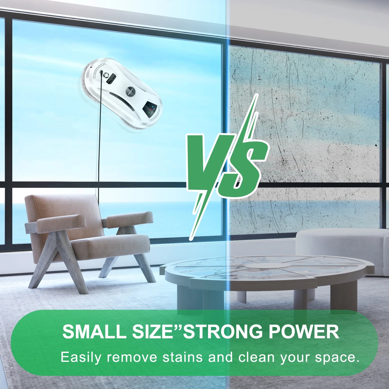 Meet the Puruikai Window Cleaning Robot! This smart vacuum cleaner offers one-key operation for effortless glass and wall cleaning. Enjoy spotless windows without the hassle—order now!