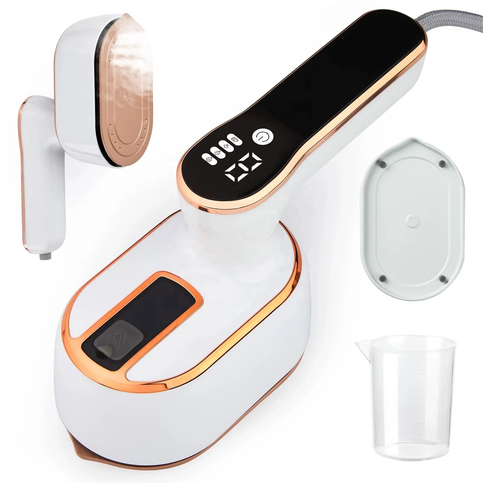 Introducing the PANCERKA Steamer Iron! This dual-use mini ironing machine is portable and handheld, perfect for travel. With three adjustable steam speeds, it tackles tough wrinkles effortlessly, keeping your clothes looking fresh anytime, anywhere!