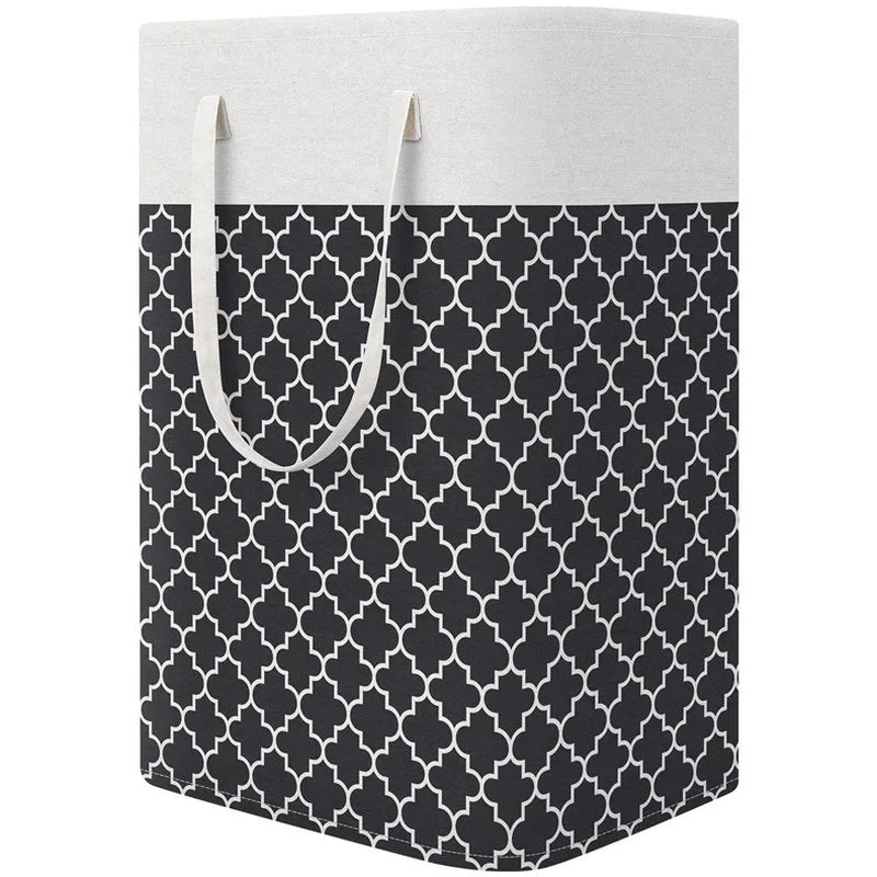 New Waterproof Fabric Laundry Basket Simple Clothes Sundries Storage Box Foldable Bag Large Capacity Laundry Basket