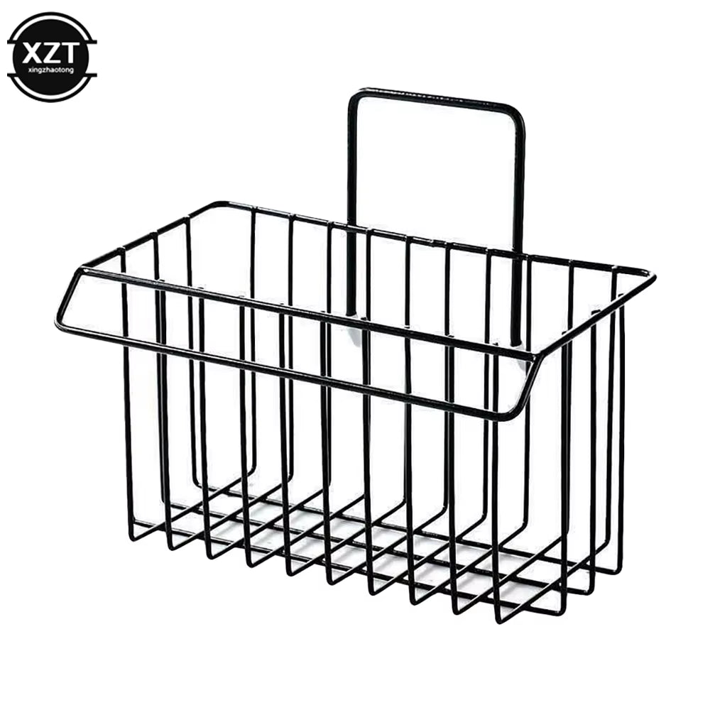 1Pcs Hanging Storage Holder Kitchen Rag Dish Cloth Sponge Shelf Storage Basket Bathroom Towel Drain Rack Kitchen Organizer