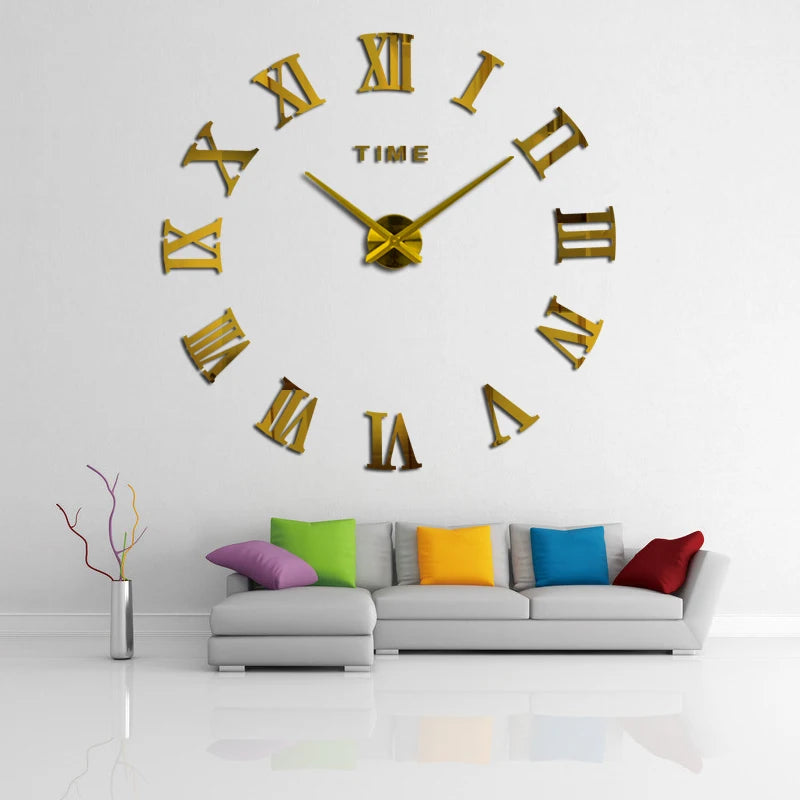 Special Offer Acrylic Mirror Wall Clock Diy Stickers Still Life Clocks Living Room Clocks Home Decoration Modern Quartz Watch