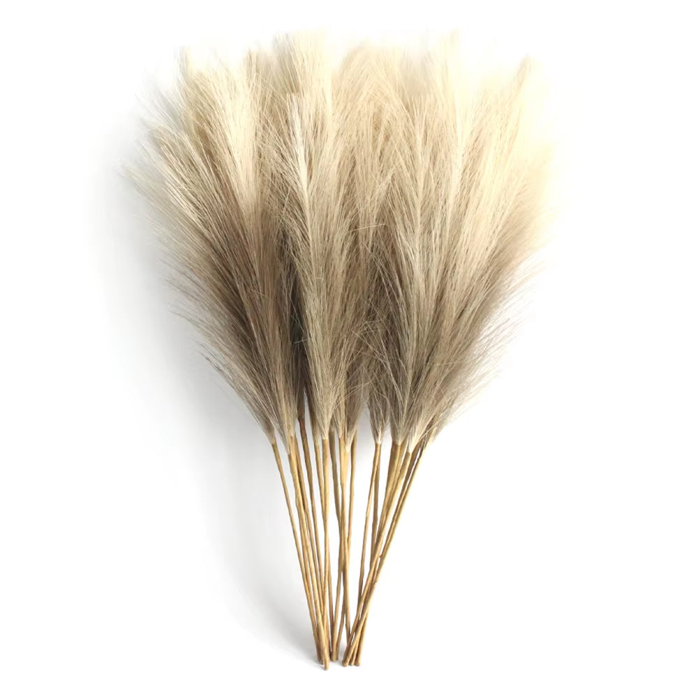 Enhance your decor with 6PCS artificial pampas grass! Perfect for DIY floral arrangements, weddings, or home and Christmas decorations. Elegant and long-lasting for any occasion!