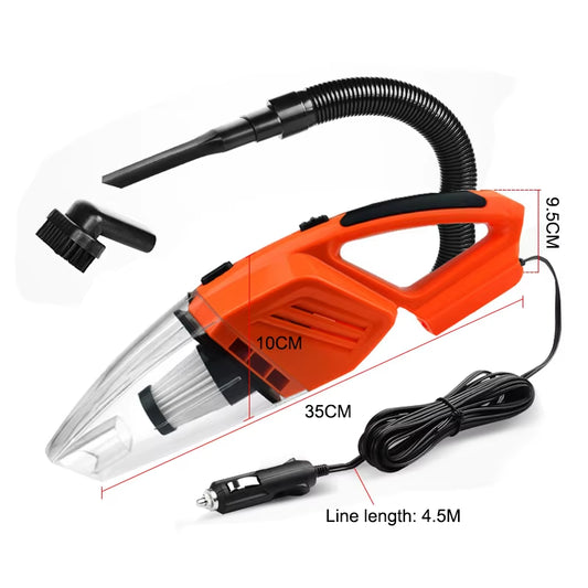 Car Vacuum Cleaner Portable Wet and Dry Dual-Use Vacuum Cleaner Powerful Handheld Mini Vaccum Cleaners High Suction 12V 120W