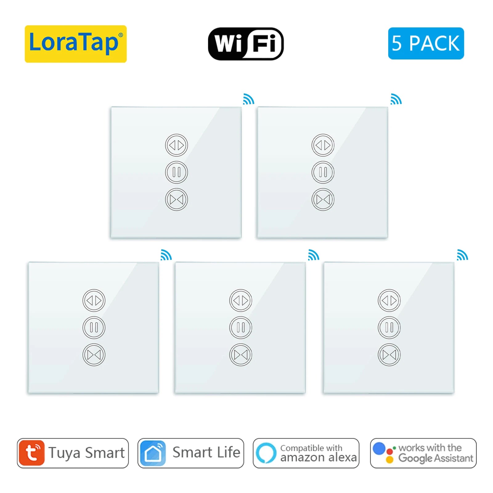 Transform your home with the Tuya Smart WiFi Curtain Blinds Switch! Control your roller shutters effortlessly via Google Home, Alexa, or the Smart Home app. Enjoy timer functions for added convenience!