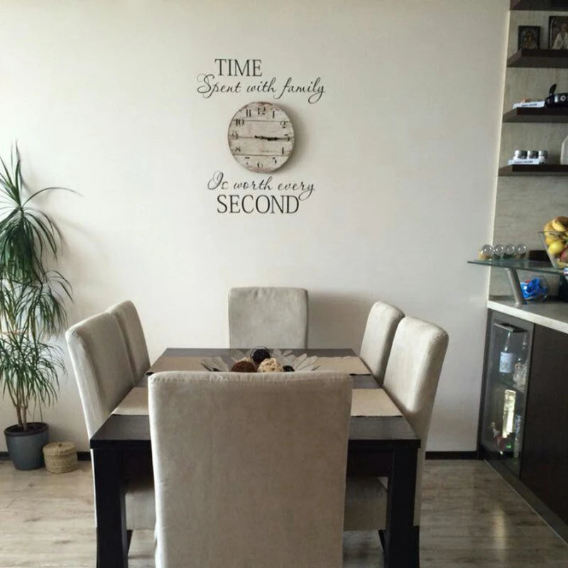 Transform your space with our Modern Home Wall Decal! This stylish family wall sticker adds a contemporary touch to your decor, enhancing any room without the need for photo frames. Perfect for living rooms, bedrooms, and more!