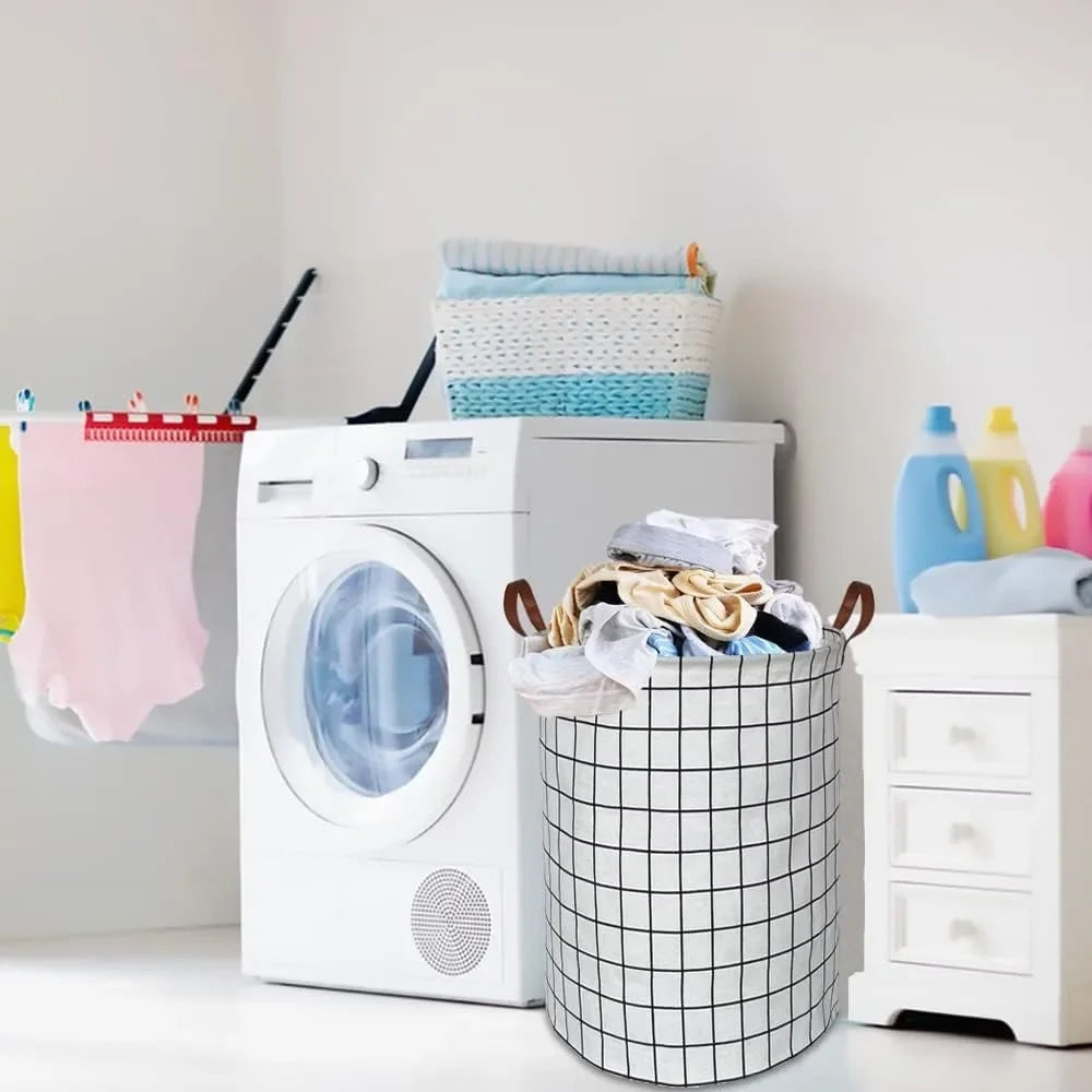 1Pc Dirty Clothes Basket Laundry Basket Portable for Toy Clothing Storage Bucket Waterproof Laundry Organizer