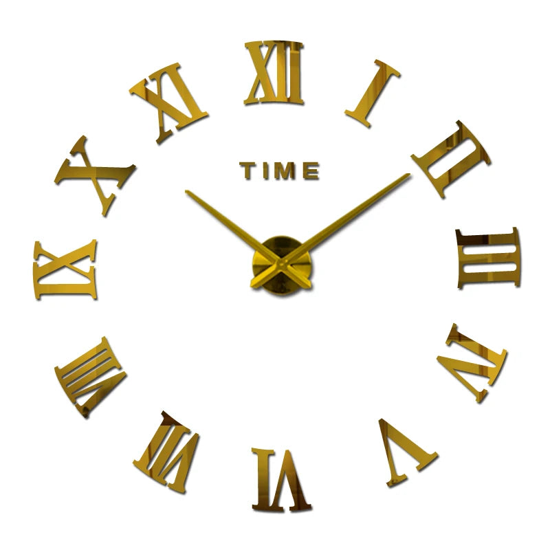 Special Offer Acrylic Mirror Wall Clock Diy Stickers Still Life Clocks Living Room Clocks Home Decoration Modern Quartz Watch