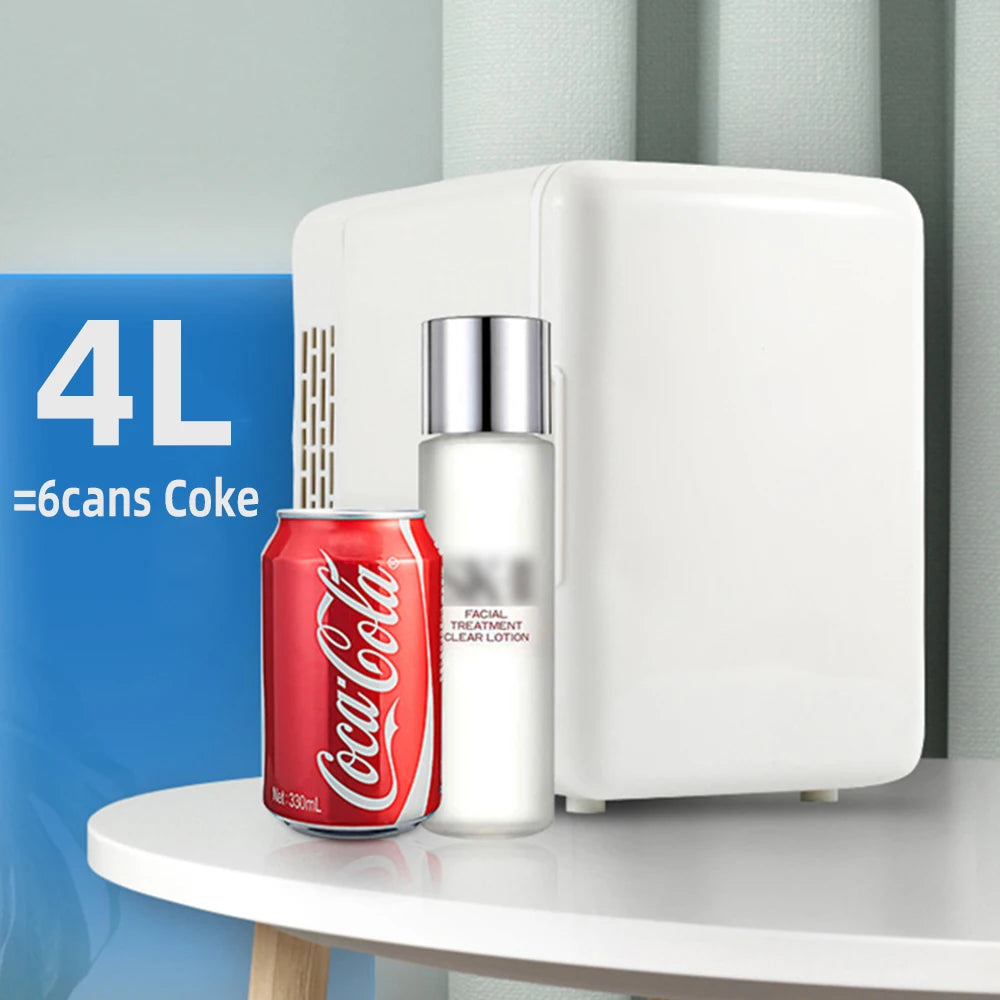 Discover our 110V/220V Portable 4L Mini Beauty Refrigerator! Perfect for skincare and cosmetics, this multifunctional home refrigerator keeps your products cool and fresh. Ideal for beauty enthusiasts and dental supplies, it’s a stylish addition to any space!