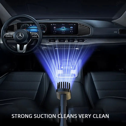 Cordless Handheld Vacuum Cleaner, Rechargeable Car Vacuum Cleaner with 3 Suction Heads for Car, Pet and Household Cleaners
