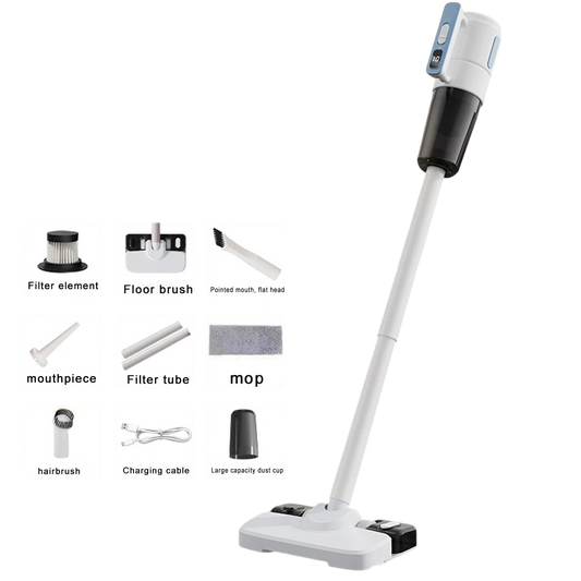 Achieve a spotless home with our Wireless Vacuum & Mopping Combo! Featuring multi-mode cleaning and a 90° rotating brush for deep cleaning, it’s lightweight and easy to maneuver. Revolutionize your cleaning routine today!