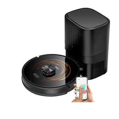 Industrial Vacuum Cleaner Robotic Vacuum and Mop with Self-Empty Base